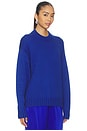 view 2 of 4 The Cotton Cashmere Crewneck in Azure