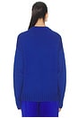 view 3 of 4 The Cotton Cashmere Crewneck in Azure
