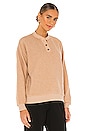 view 2 of 4 Mini Sherpa Henley Pullover in Sand