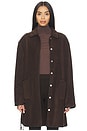 view 1 of 4 Long Jacket in Espresso