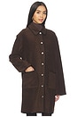 view 2 of 4 Long Jacket in Espresso
