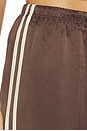 view 6 of 6 The Silk Stripe Crop Pant in Espresso