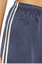 view 6 of 6 The Silk Stripe Crop Pant in Navy
