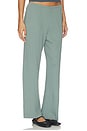 view 2 of 6 The Pointelle Simple Crop Pant in Sage