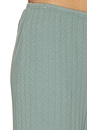 view 6 of 6 The Pointelle Simple Crop Pant in Sage