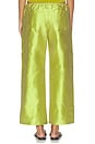 view 4 of 6 The Taffeta Drawstring Cargo Pant in Pistachio