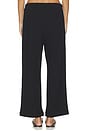 view 4 of 6 The Eco-Terry Stripe Crop Pant in Jet