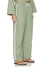 view 1 of 8 The Nylon Zip Pant in Sage