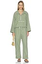 view 7 of 8 The Nylon Zip Pant in Sage