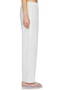 view 5 of 7 PANTALON CROPPED THE COTTON GINGHAM STRIPE CROP PANT in Cloud