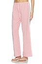 view 1 of 6 PANTALON CROPPED THE COTTON GINGHAM STRIPE CROP PANT in Rhubarb