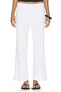 view 1 of 6 The Baby Rib Scallop Simple Pant in Powder