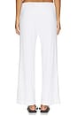 view 5 of 6 The Baby Rib Scallop Simple Pant in Powder