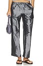 view 1 of 7 The Taffeta Drawstring Cargo Pant in Pewter