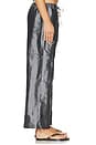 view 5 of 7 The Taffeta Drawstring Cargo Pant in Pewter