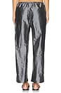 view 6 of 7 The Taffeta Drawstring Cargo Pant in Pewter