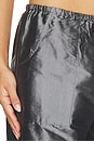 view 8 of 7 The Taffeta Drawstring Cargo Pant in Pewter