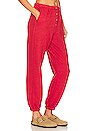 view 2 of 4 Eco Fleece Button Sweatpant in Currant
