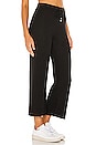 view 2 of 4 Sweater Cropped Flare Pant in Black