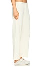 view 2 of 6 Pointelle Simple Cropped Pant in Creme