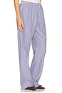 view 2 of 6 The Pop Simple Pant in Navy Stripe