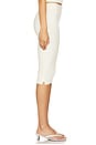 view 3 of 6 The Rib Pedal Pusher Pant in Creme