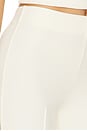 view 6 of 6 The Rib Pedal Pusher Pant in Creme