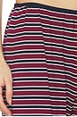 view 6 of 6 The Stripe Jersey Bow Simple Pant in Oxblood