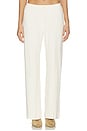 view 1 of 6 PANTALÓN PIERNA ANCHA in Creme