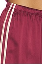 view 7 of 7 The Silk Stripe Crop Pant in Oxblood