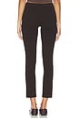 view 4 of 6 The Rib Straight Pant in Espresso