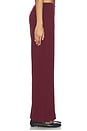 view 3 of 6 The Sweater Rib Simple Pant in Oxblood
