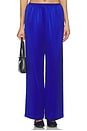 view 1 of 6 The Silk Simple Pant in Azure