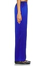 view 3 of 6 The Silk Simple Pant in Azure
