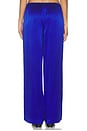 view 4 of 6 The Silk Simple Pant in Azure