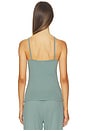 view 3 of 5 The Pointelle Cami Tank in Sage