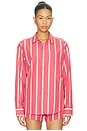 view 2 of 5 The Pop Shirt in Raspberry