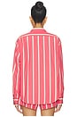 view 4 of 5 The Pop Shirt in Raspberry