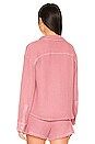view 3 of 5 Waffle Button Down in Rhubarb
