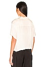 view 3 of 4 Silky Short Sleeve Top in Creme