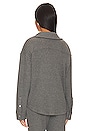 view 3 of 5 Sweater Rib Shirt in Charcoal Grey