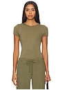 view 1 of 4 Baby Rib Baby Tee in Olive