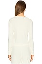 view 3 of 5 Pointelle Long Sleeve in Creme