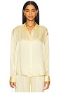 view 2 of 5 The Silk Shirt in Butter