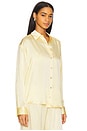 view 3 of 5 The Silk Shirt in Butter