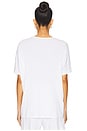 view 3 of 4 Pointelle Oversized Tee in Powder