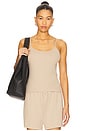 view 1 of 4 Pointelle Cami Tank Top in Shitake