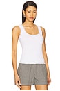 view 2 of 4 Vintage Rib Lace Tank Top in Powder