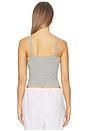 view 3 of 4 CAMISETA SIN MANGAS CUELLO CUADRADO BABY RIB in Heather Grey