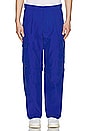 view 1 of 8 Cargo Zip Pant in Electric Blue